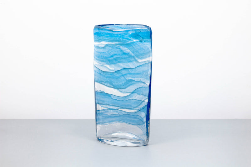 Blue Wave Vase Table Lamp | Vintage Phoenix | GL049